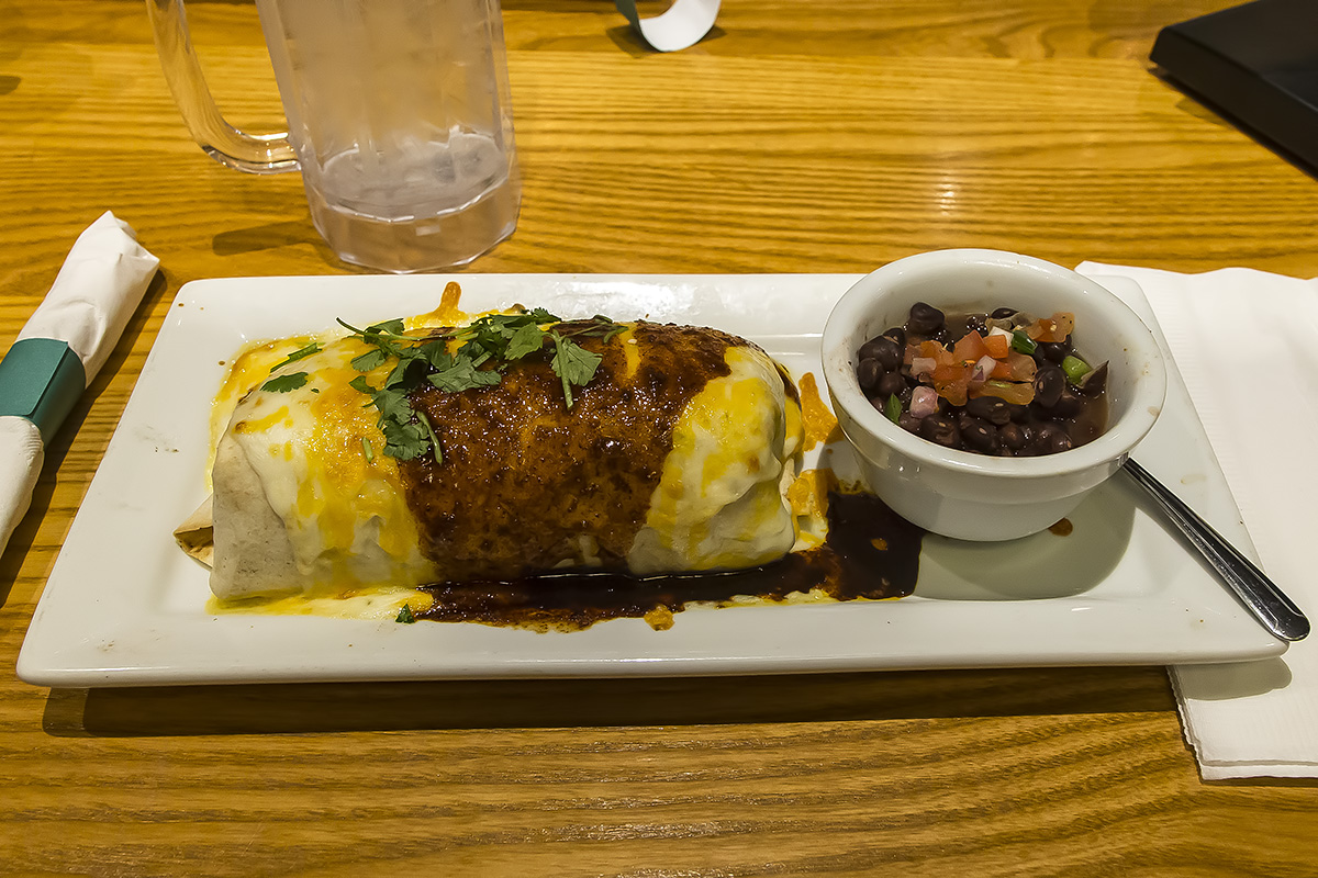 Smothered Prime Rib Burrito