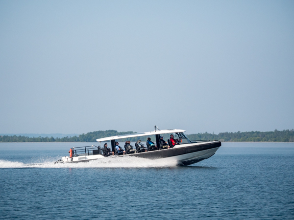 Special Operations Boat on a tour at Killarney