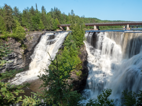 Kakabeka Falls in Thunder Bay, Lake Superior
