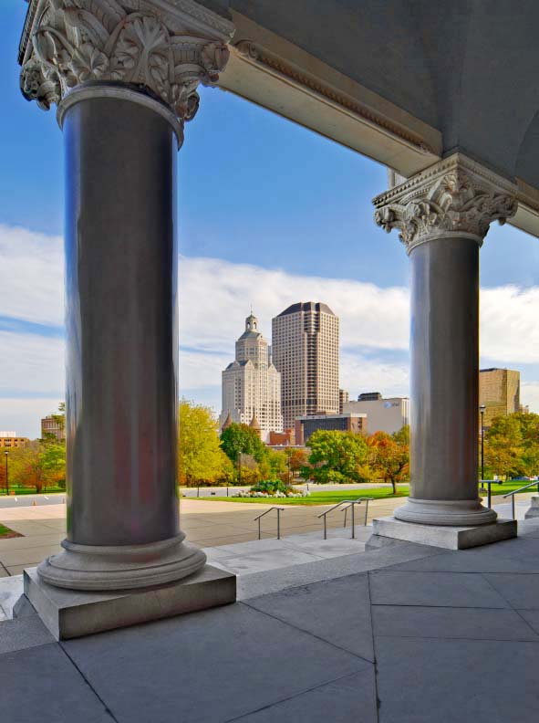 Hartford Skyline from State Capitol