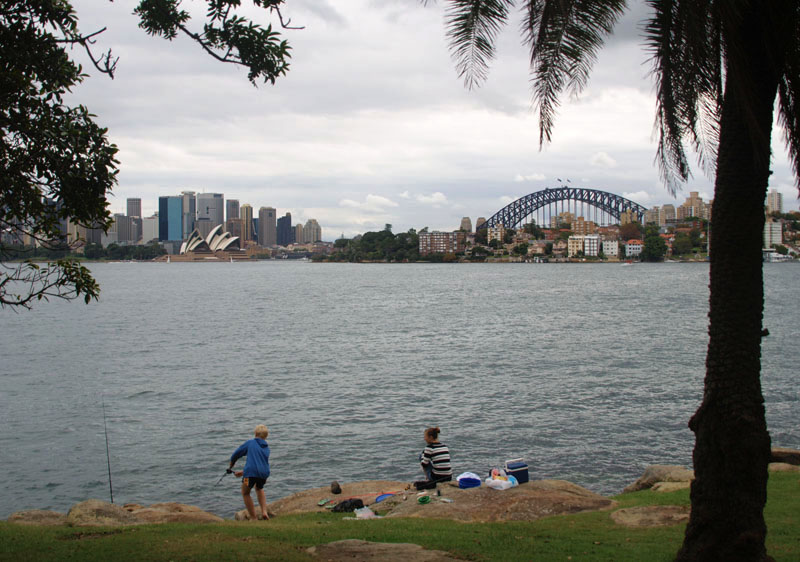 Picnic and fishing