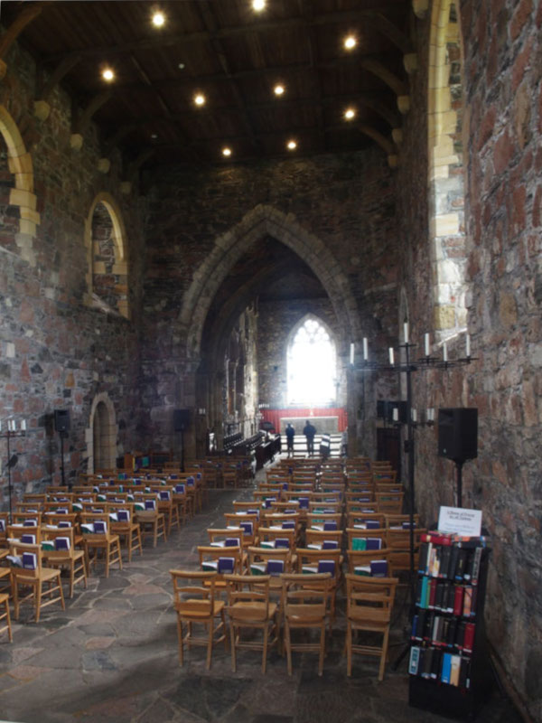 1391: You step down into this church