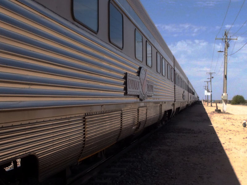 Just half of the train