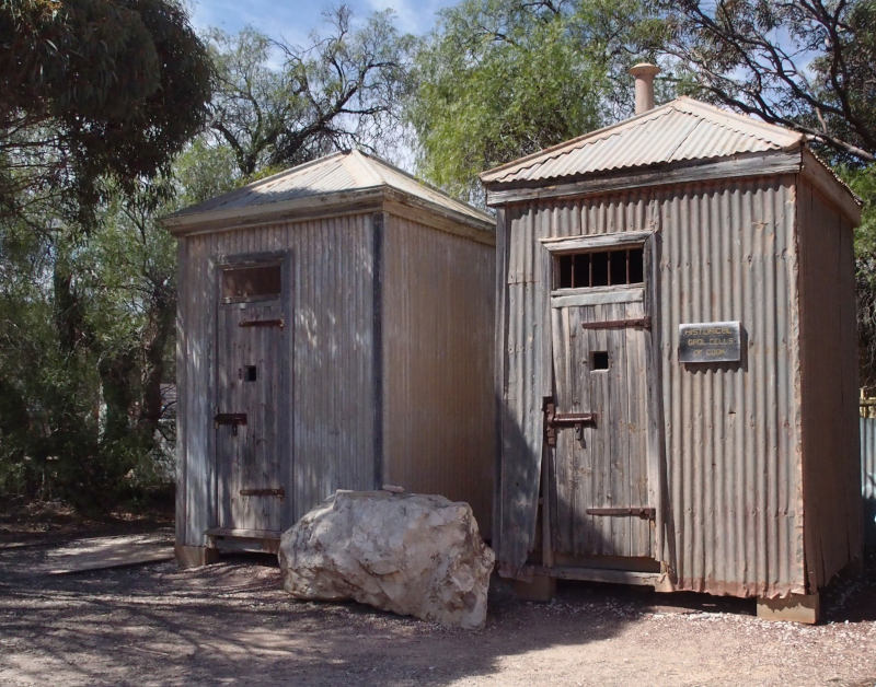 Old gaol cells at Cook