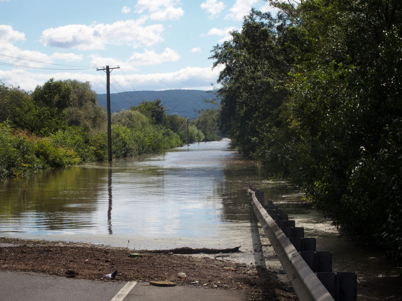 Hawkesbury River in Flood