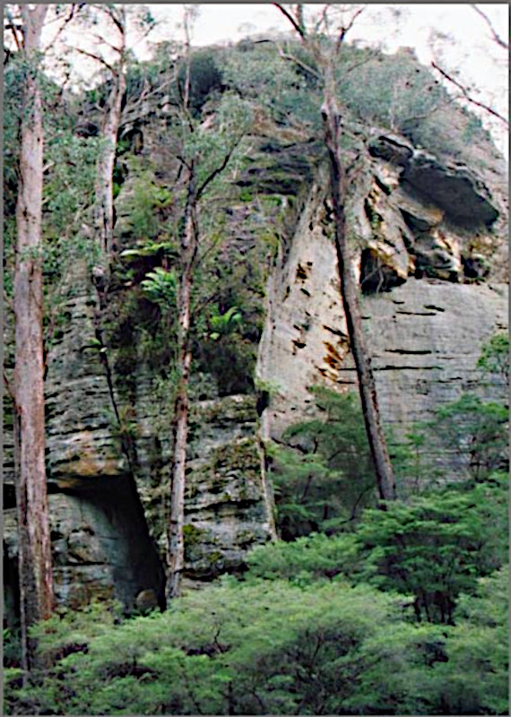 From the track into Deep Pass