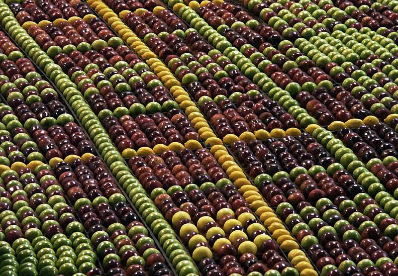 Part of an agricultural display