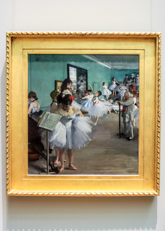 The Dance Class (1874) Oil on Canvas  Edgar Degas in The Met Fifth Avenue