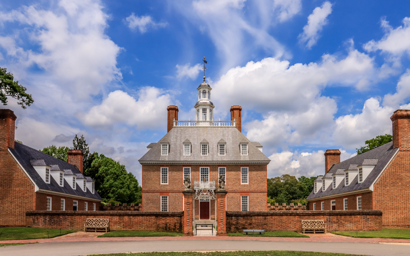 The Governors Palace in Colonial Williamsburg