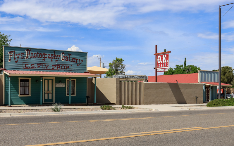 Flys Photography and the O.K Corral on Freemont Street in Tombstone AZ