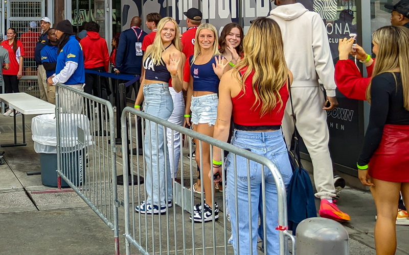 An image taken simply to demonstrate how an Arizona Stadium gate entrance works