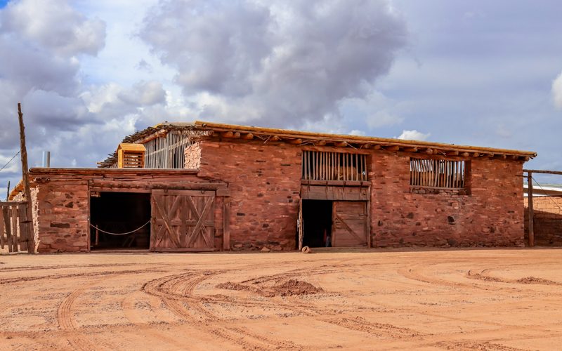 Blacksmith shop and barn in Hubbell Trading Post NHS