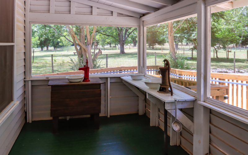 Porch of the boyhood home of Jimmy Carter outside of Plains, Georgia in Jimmy Carter NHP