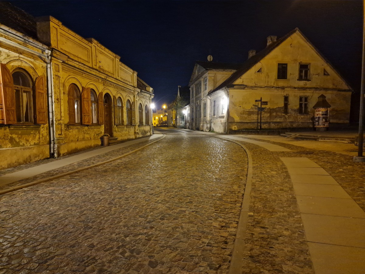 Kuldiga at night