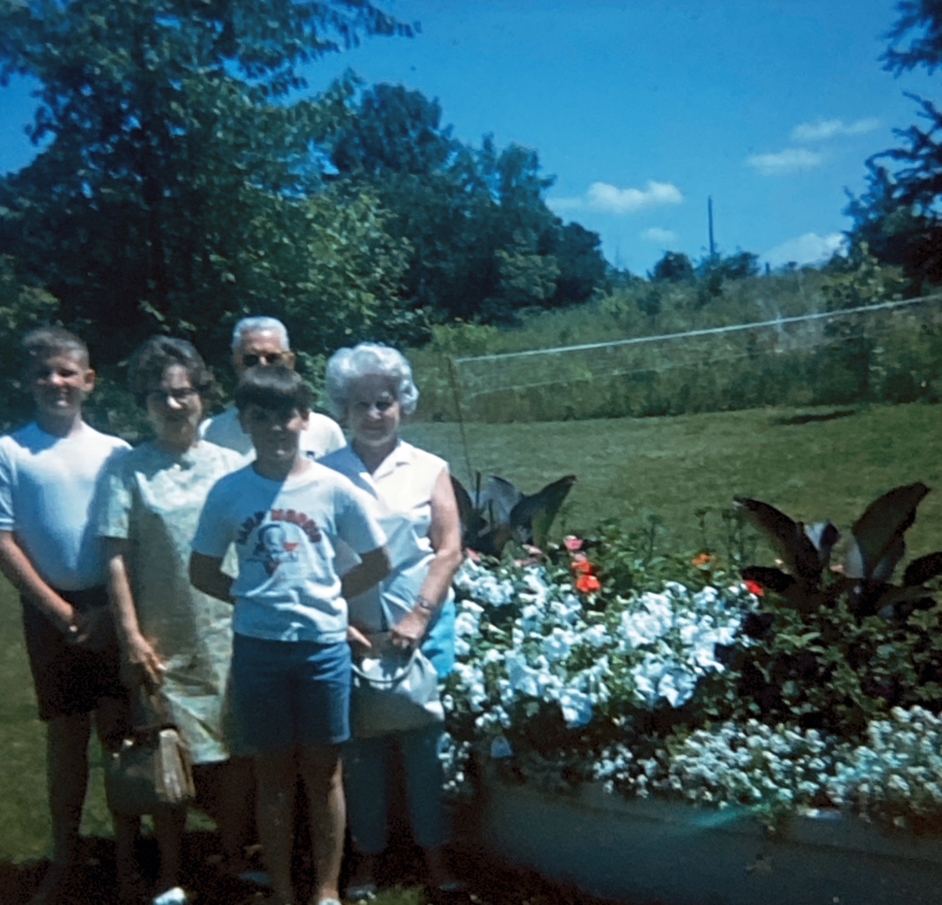 The Swayzes and Nana and Me with Camp Morris T shirt