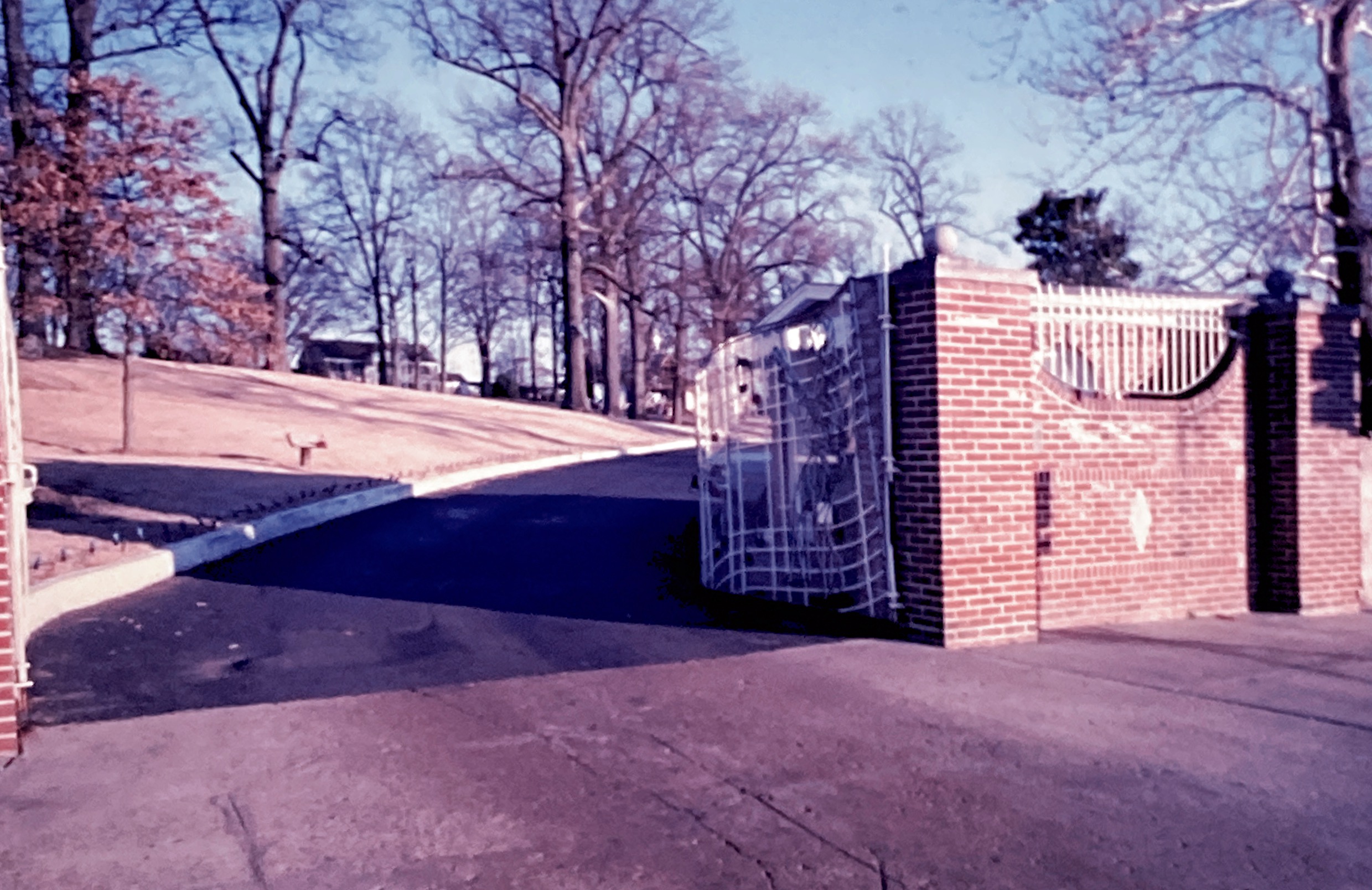 Open Exit Gate I encountered at Elvis Graceland Home in 1985.
