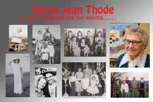 Verna J Thode  January 6, 1929 - March 1, 2020 (age 91)