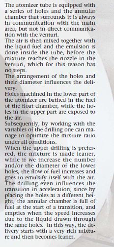 Air Bleed Needle Jet Transition Described