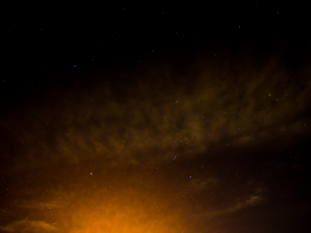 Orion in the Clouds