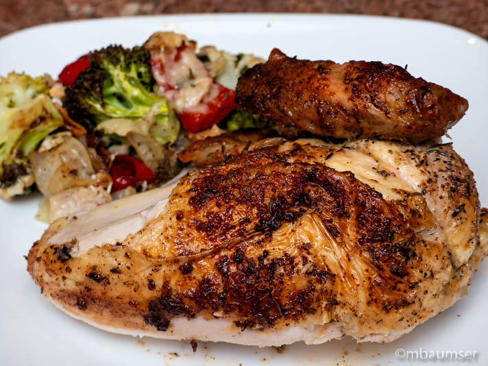 Rotisserie Chicken with Roasted Vegetables