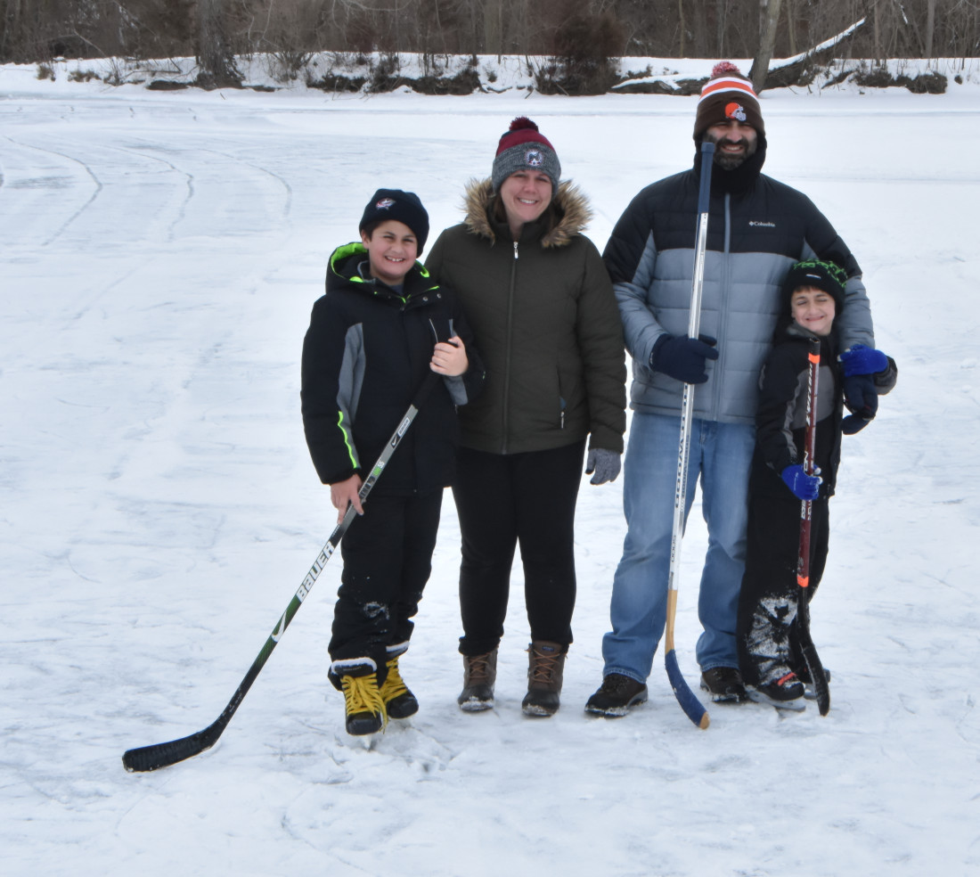 Natalie and her family