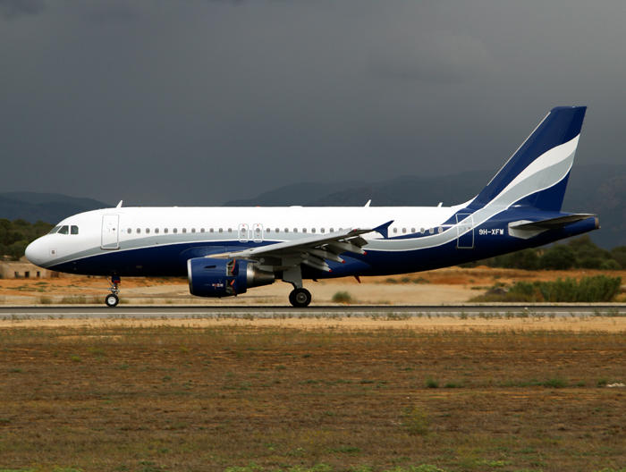 A319CJ 9H-XFW