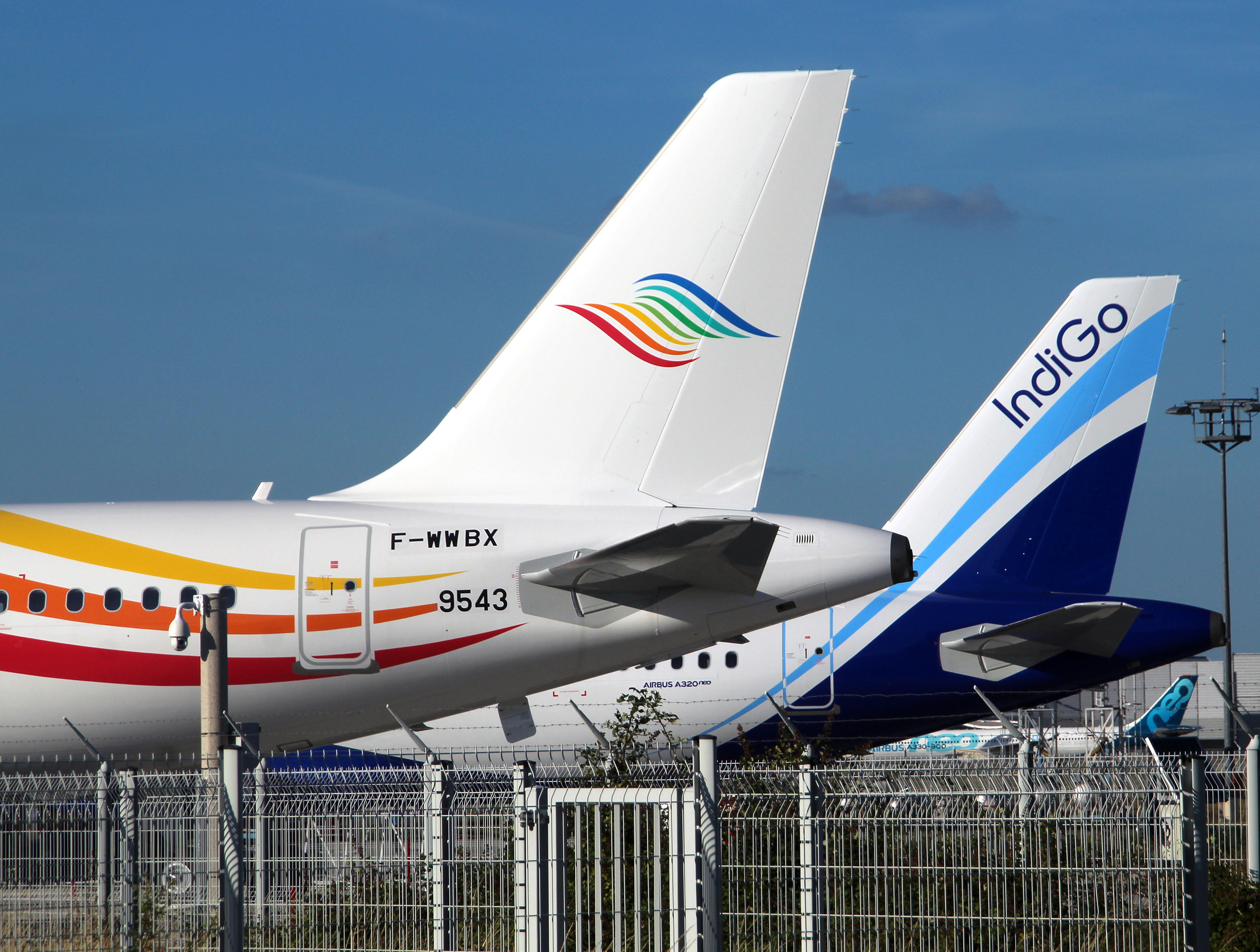 2 x A320 fins