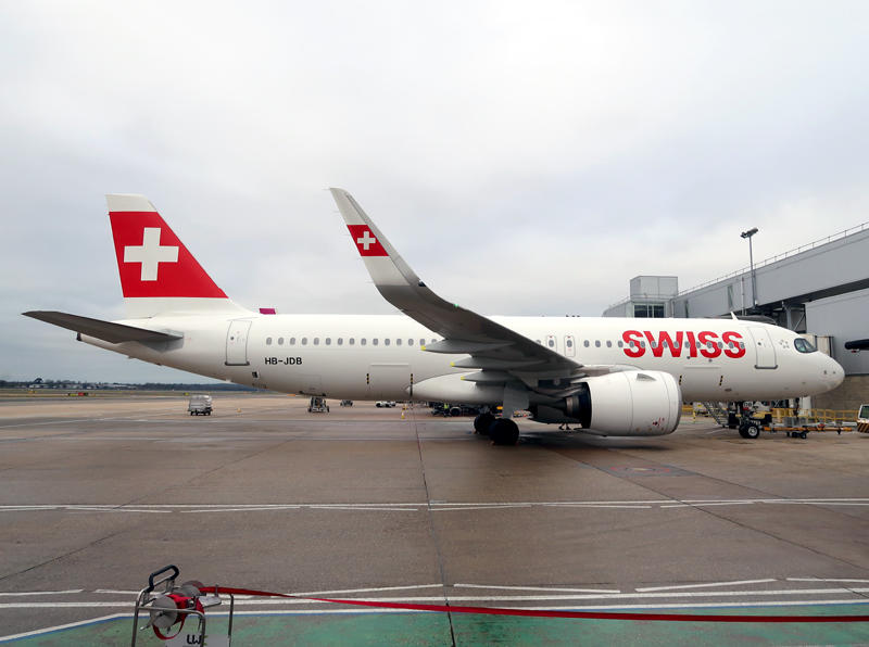 at Gatwick, replacing the usual CS300/A220-300 jet type