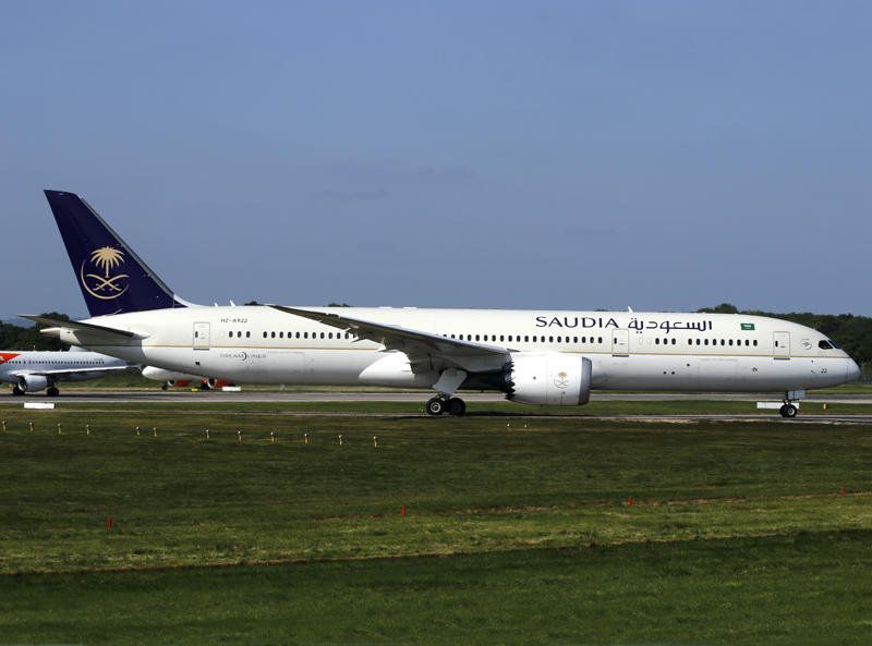 Dep Gatwick on her inaugral to Jeddah, 6 times weekly