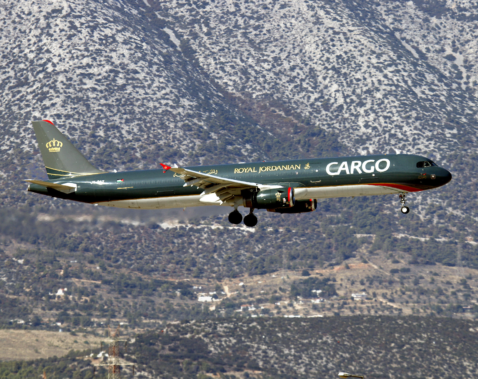 Airbus A321-200(P2F) JY-RAZ 