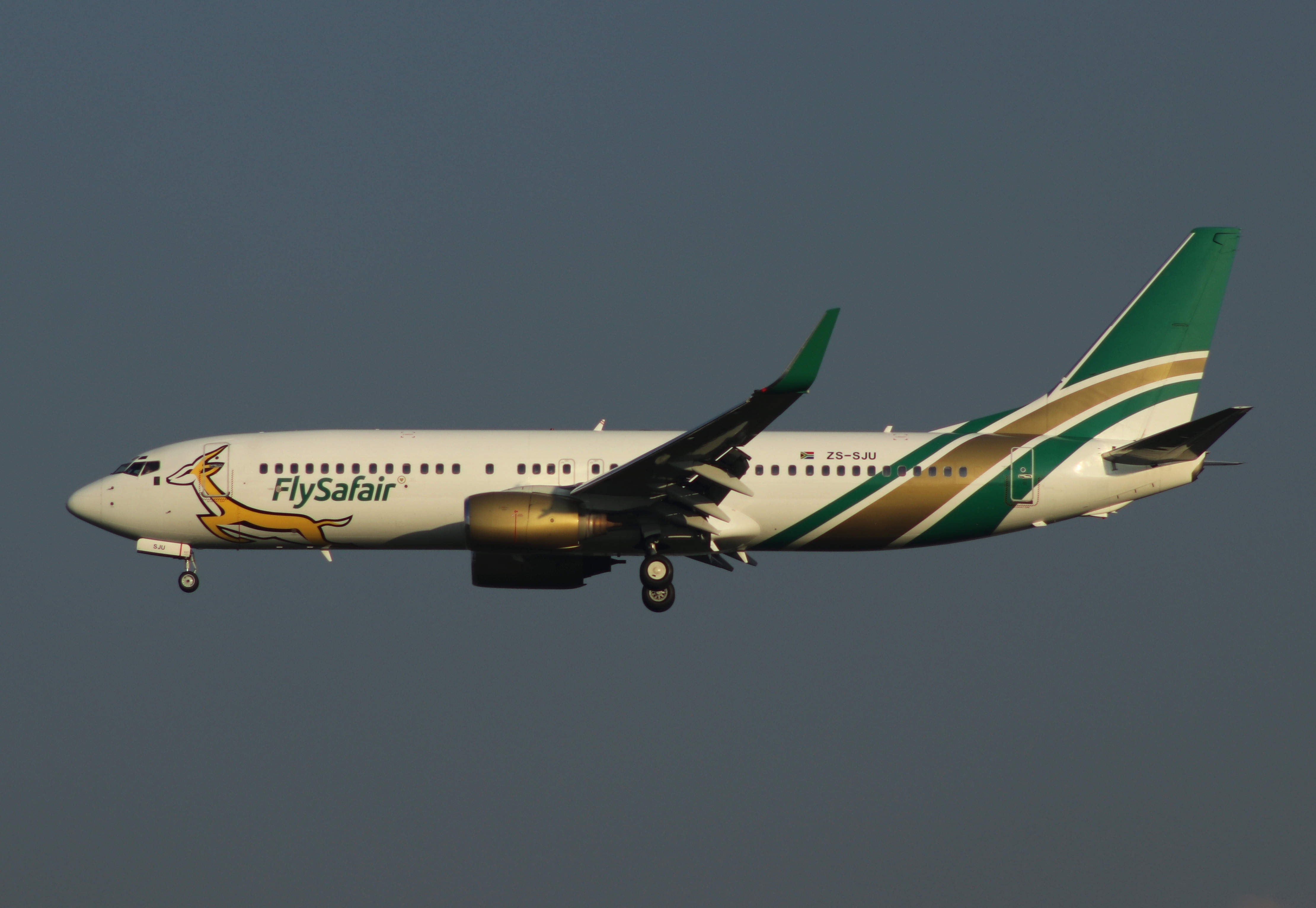 B737-800(WL) ZS-SJU 