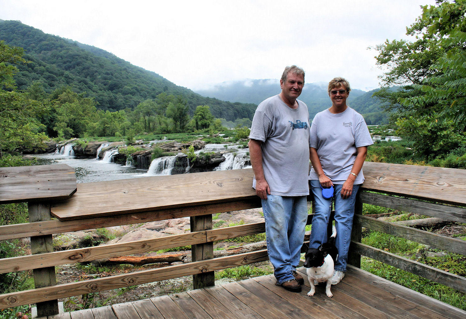 Us At Sandstone Fall WV 5 