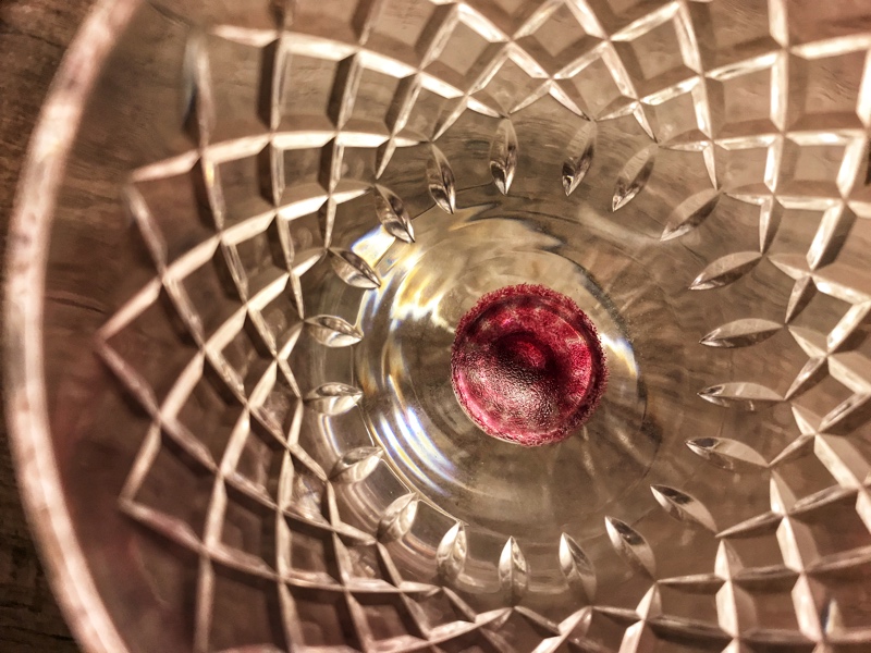 SPOT of red wine....