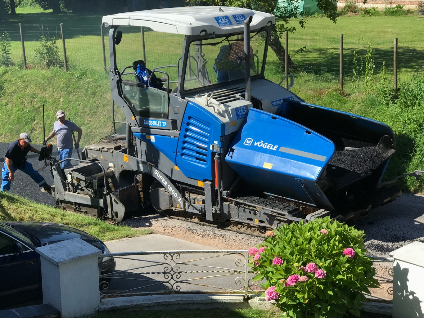 Men at work and the result was excellent!