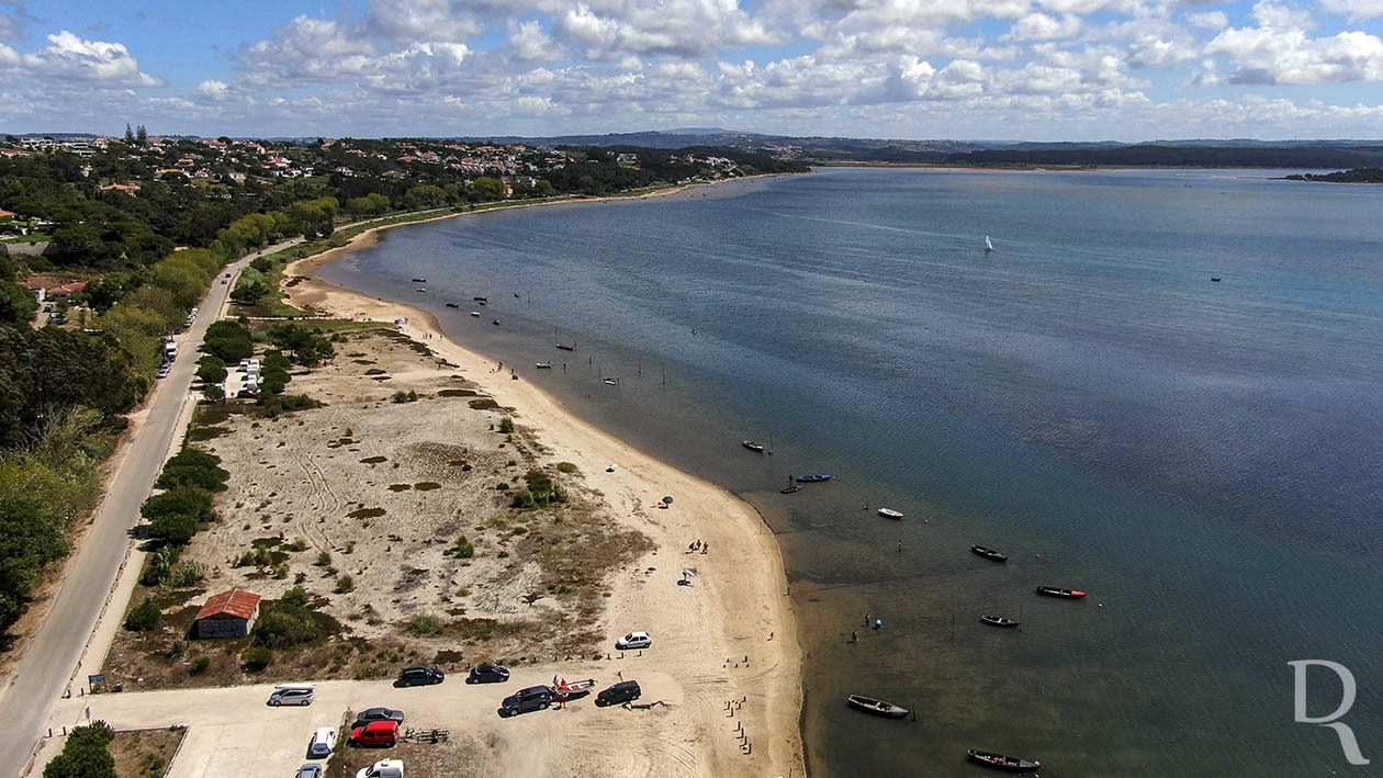 A Lagoa de bidos em 16 de agosto de 2020