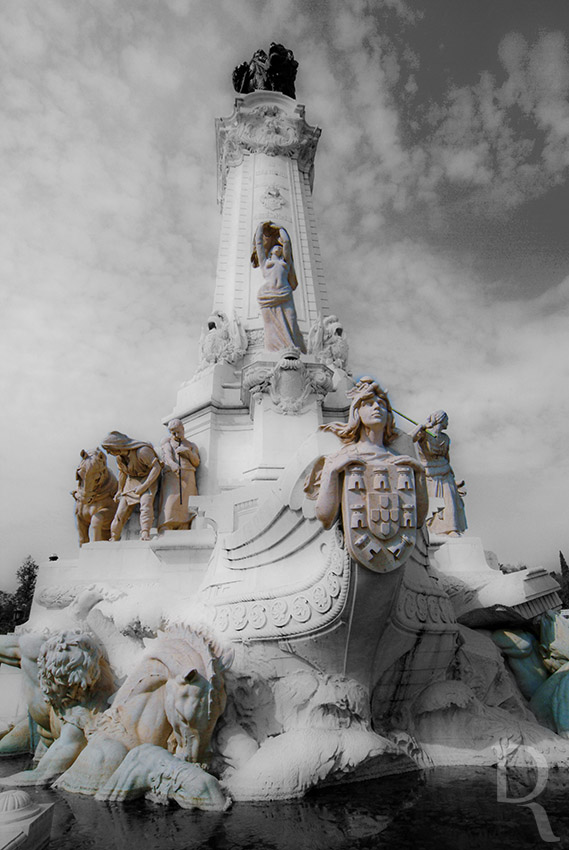 The Monument to the Marquis of Pombal (Details)