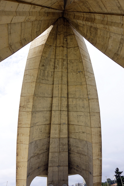 Martyrs Monument, Gazing Upward, Algiers, Algeria.