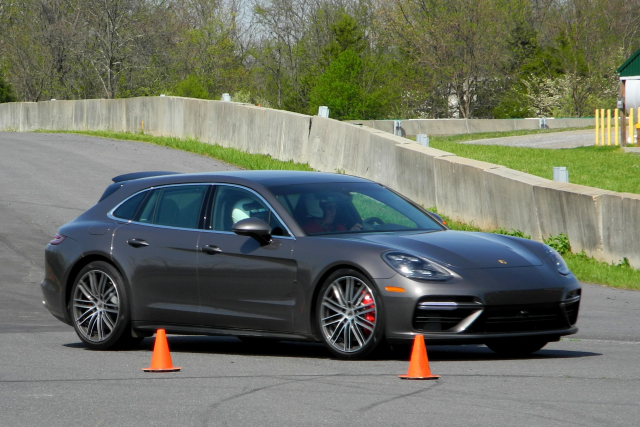 2018 Porsche Panamera Turbo Sport Turismo at Porsche Driving Experience in Summit Point, WV (2761) 