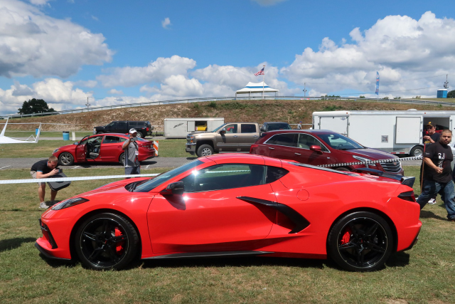 2020 Chevrolet Corvette Stingray (C8) in Torch Red with Z51 Package, 495 hp, 470 lb ft torque (4858)