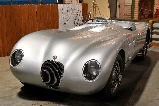 1953 Jaguar C-Type ... A C-Type Jaguar won the 24 Hours of Le Mans in 1953. (0120)