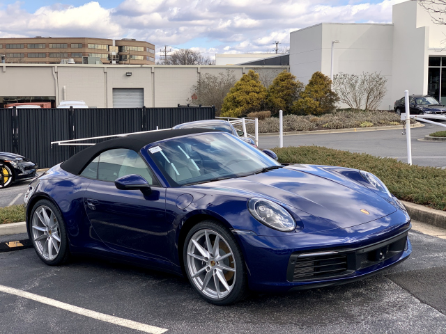 2020 Porsche 911 Carrera Cabriolet in Gentian Blue Metallic (992) (3003)