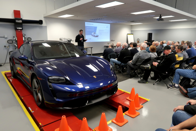 Technical introduction to the Taycan, Porsche Club of Americas Tech Tactics East 2020 (6049)