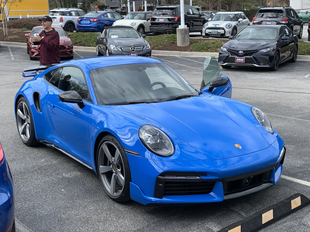 2022 Porsche 911 Turbo S (992) in Shark Blue (0865)