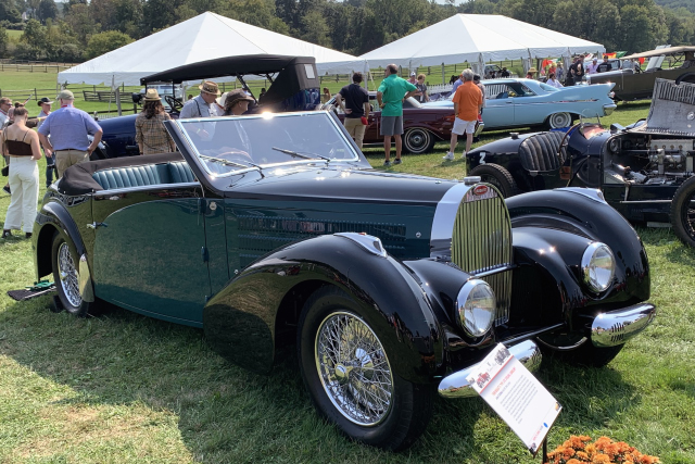 1938 Bugatti Type 57C Stelvio Cabriolet by Gangloff -- Best in Class, Bugatti Touring, John Shibles, NJ (IMG_8358)