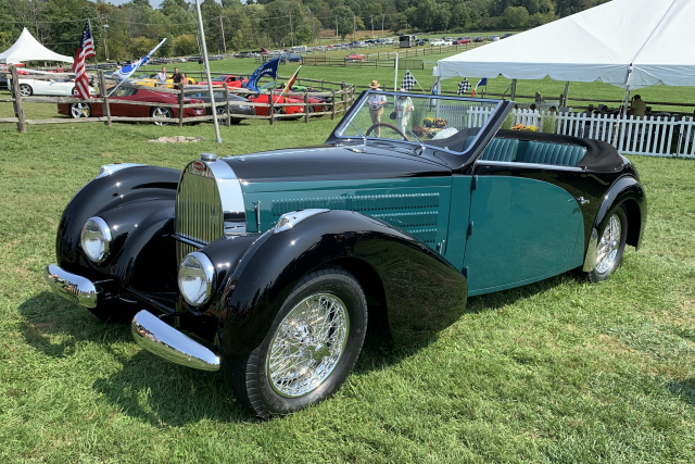 1938 Bugatti Type 57C Stelvio Cabriolet by Gangloff -- Best in Class, Bugatti Touring, John Shibles, NJ (IMG_8359)