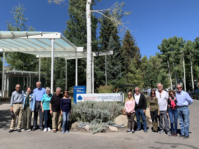 The entire Colorado Gang at Aspen Meadows Resort, where we stayed in Aspen, CO. (8762)