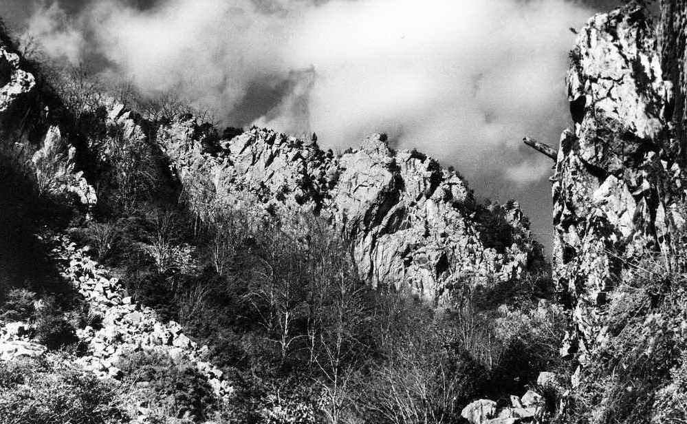 29/11/59 La Premire voie ouverte  Sesto, voie du Bloc Coinc  Visite du bloc de Tberne