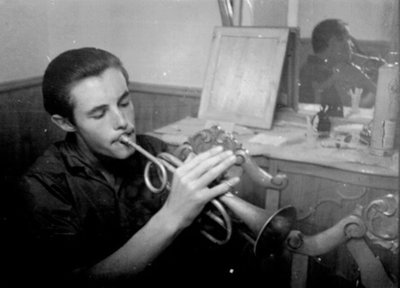 Franois au cornet  piston en 1962