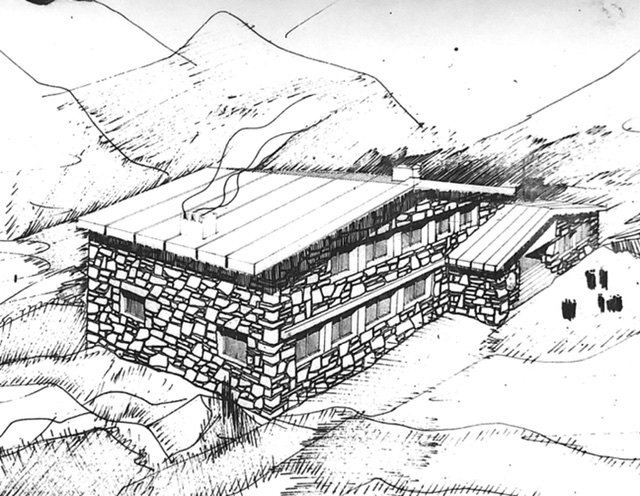 Lorsque le futur refuge de Pombie tait en projet