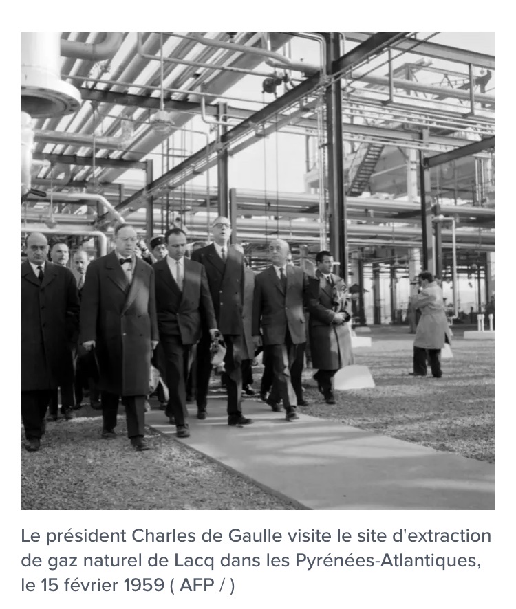 De Gaulle  Lacq en 1959